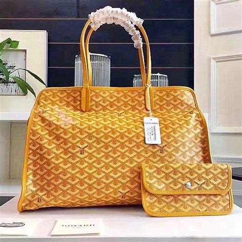 faux leather goyard tote|goyard tote knock off.